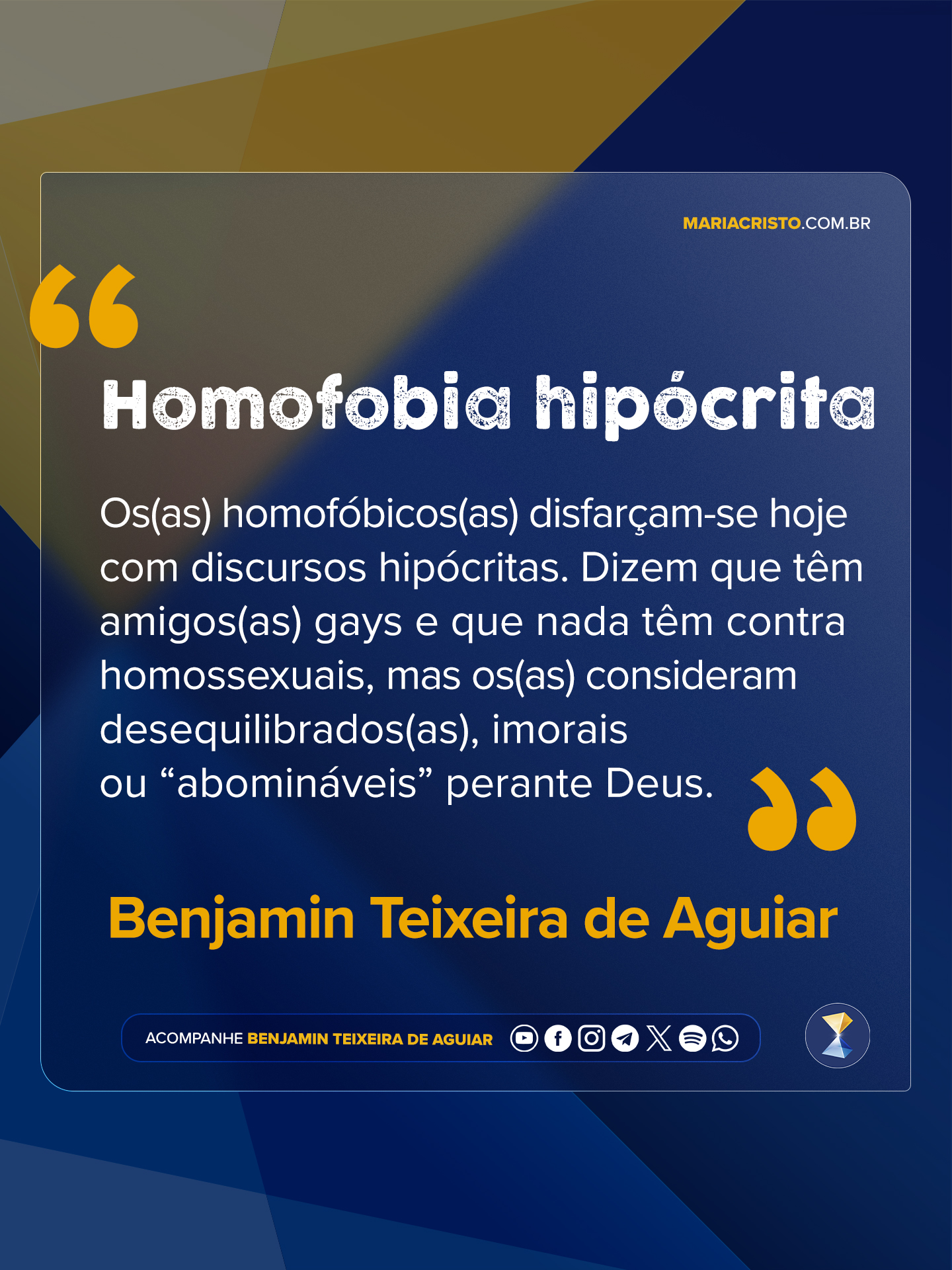 Homofobia hipócrita