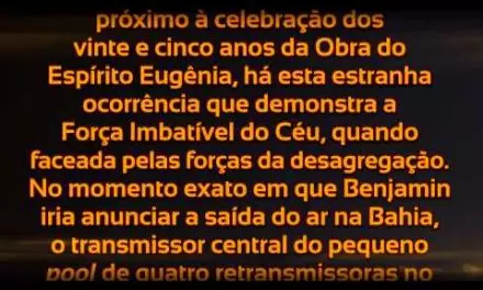 “O Transmissor ESTOUROU, e Passamos o Fim de Semana Fora do Ar…”