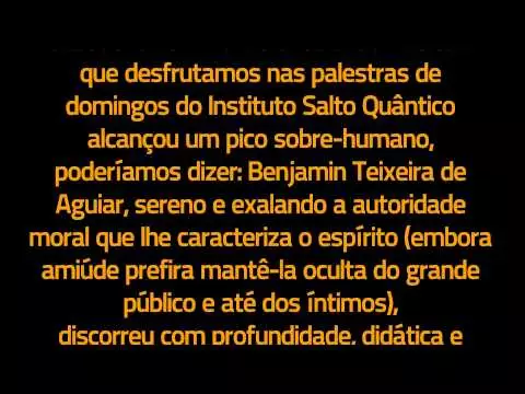 Palestra Memorável.