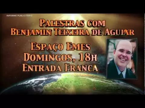 Globo Local – Propaganda das Palestras Domingueiras do Instituto Salto Quântico com Benjamin Teixeira de Aguiar (Full HD).