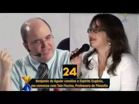 37 Dados Desconhecidos do Médium Benjamin de Aguiar – O Espírito Eugênia, em Conversação com a Professora de Filosofia Tais Fiscina, Diante de Centenas de Pessoas, ao Vivo, no Espaço Emes.