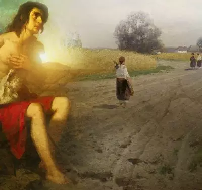 Diante de dores acerbas.