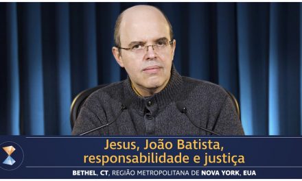 Jesus, João Batista, responsabilidade e justiça