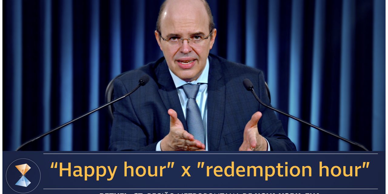 “Happy hour” x “redemption hour”