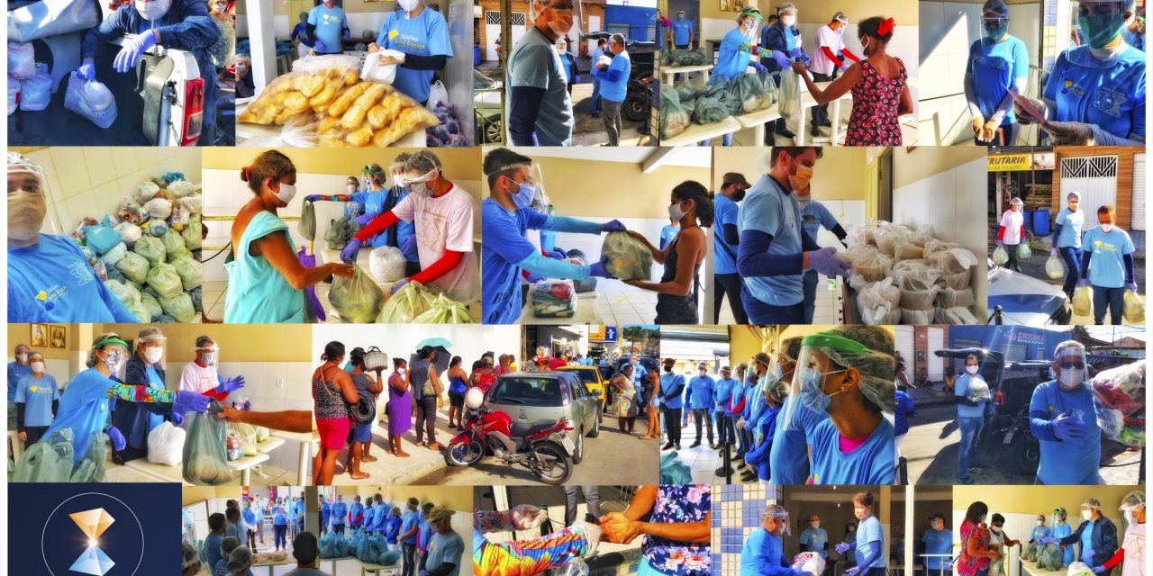 Atuação do braço social da Sociedade Maria Cristo durante a pandemia de Covid-19