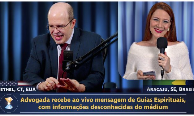 Advogada recebe ao vivo mensagem de Guias Espirituais, com informações desconhecidas do médium