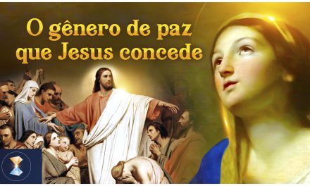 O gênero de paz que Jesus concede