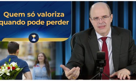 Quem só valoriza quando pode perder