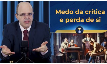 Medo da crítica e perda de si