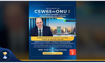 Instituto Salto Quântico marca presença na CSW65 da ONU