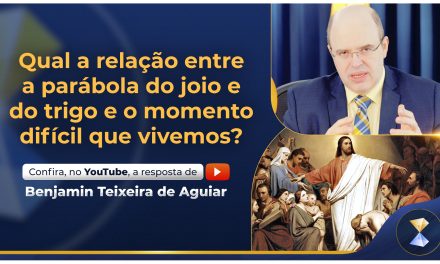 Qual a relação entre a parábola do joio e do trigo e o momento difícil que vivemos?