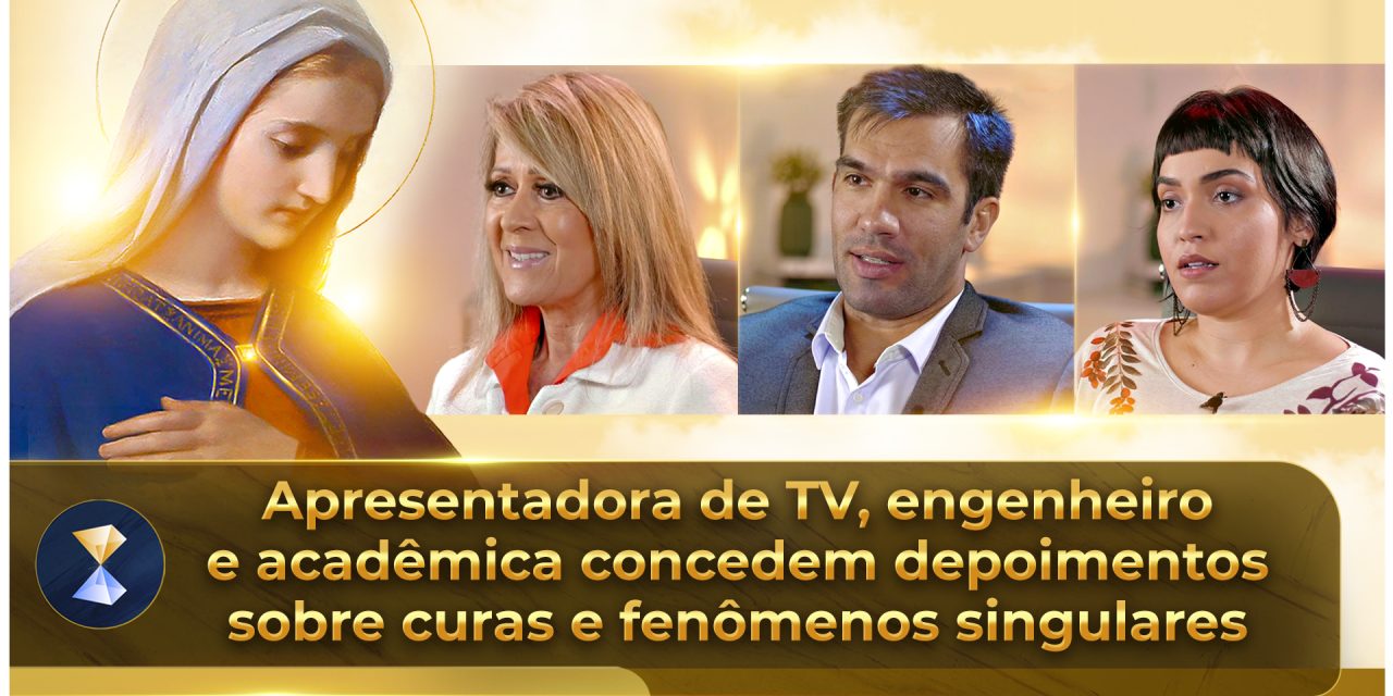 Apresentadora de TV, engenheiro e acadêmica concedem depoimentos sobre curas e fenômenos singulares