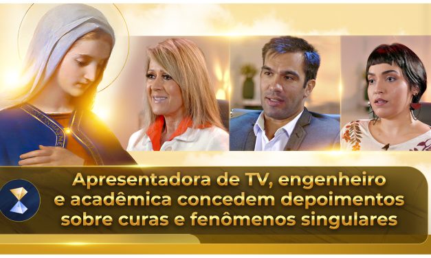 Apresentadora de TV, engenheiro e acadêmica concedem depoimentos sobre curas e fenômenos singulares