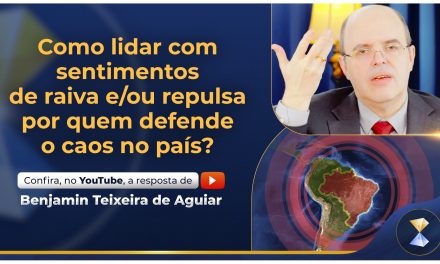 Como lidar com sentimentos de raiva e/ou repulsa por quem defende o caos no país?