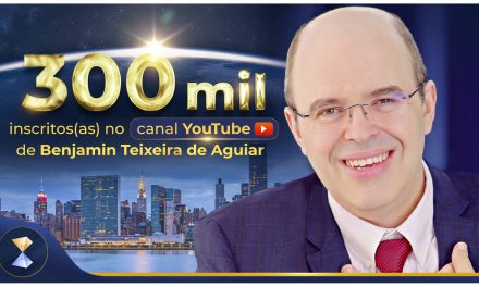 300 mil inscritos(as) no canal YouTube de Benjamin Teixeira de Aguiar