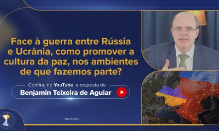 Face à guerra entre Rússia e Ucrânia, como promover a cultura da paz, nos ambientes de que fazemos parte?