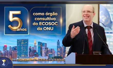 5 anos com status consultivo especial junto ao ECOSOC da ONU!