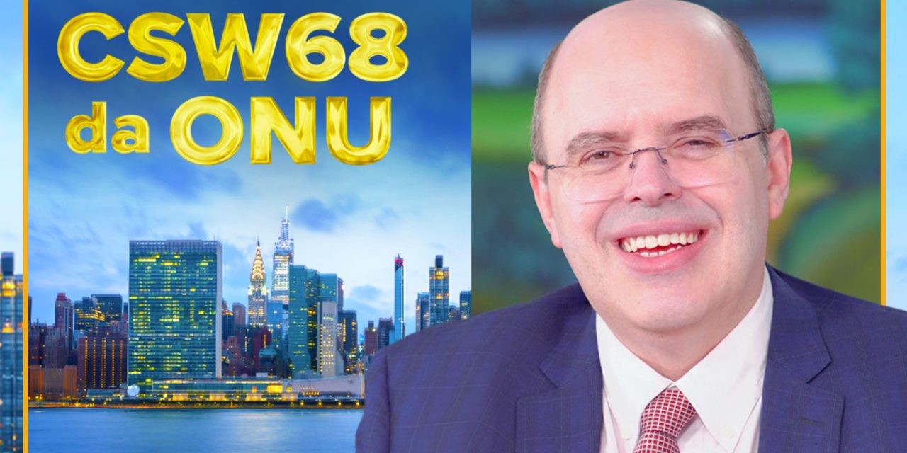 Magnífica conferência do orientador espiritual Benjamin Teixeira de Aguiar na CSW68 da ONU Mulher