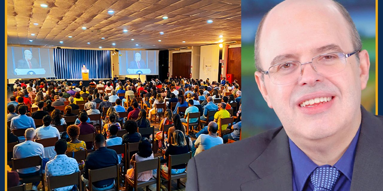 Depois de 4 anos nos EUA, 1ª palestra presencial do orientador espiritual Benjamin Teixeira de Aguiar