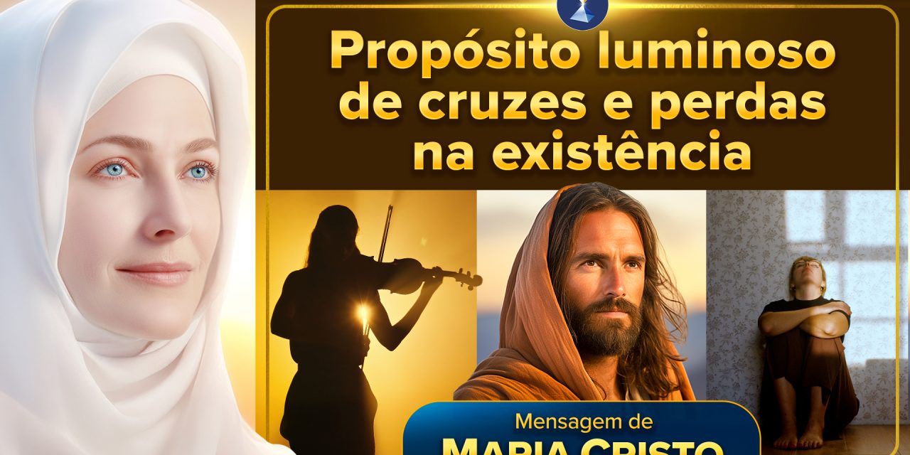 Propósito luminoso de cruzes e perdas na existência