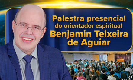 Ao vivo, palestra do orientador espiritual Benjamin Teixeira de Aguiar, respondendo a perguntas