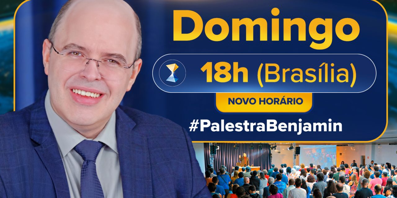 34 anos de preleções públicas e novo horário das palestras presenciais do orientador espiritual Benjamin Teixeira de Aguiar