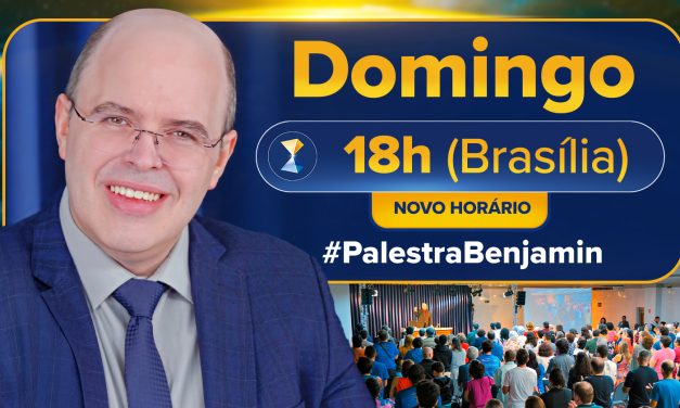 34 anos de preleções públicas e novo horário das palestras presenciais do orientador espiritual Benjamin Teixeira de Aguiar