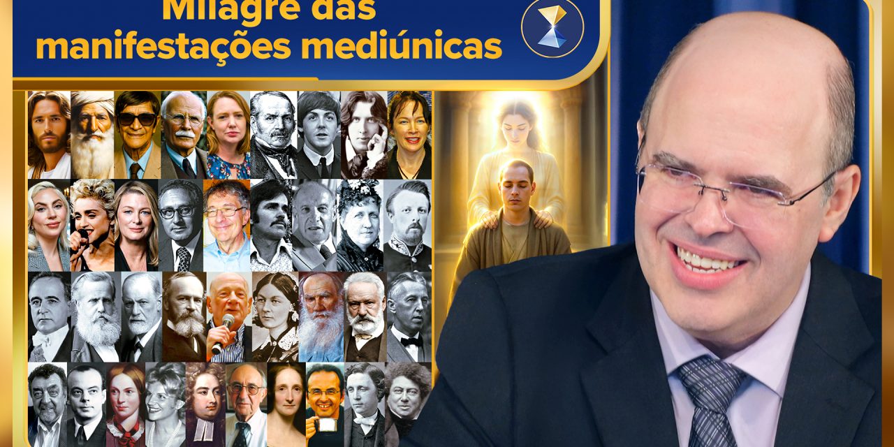 Milagre das manifestações mediúnicas em palestra do orientador espiritual Benjamin Teixeira de Aguiar