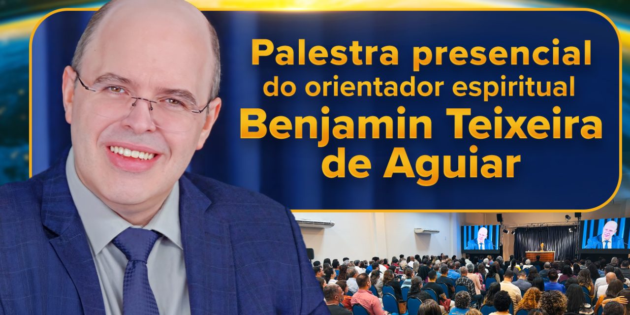 No Arcus Hotel, às 18h – Espiritualidade e cristianismo de vanguarda – palestras do orientador espiritual Benjamin Teixeira de Aguiar