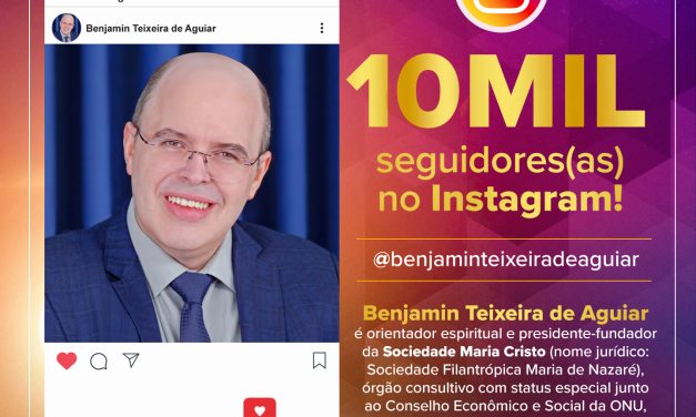 10 mil seguidores(as) no Instagram!