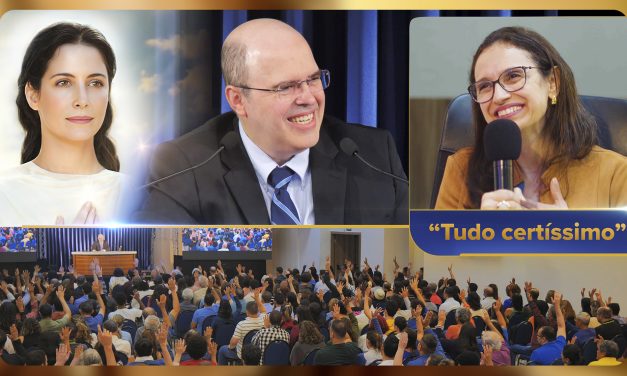 Mensagens mediúnicas ao vivo, na palestra do orientador espiritual Benjamin Teixeira de Aguiar
