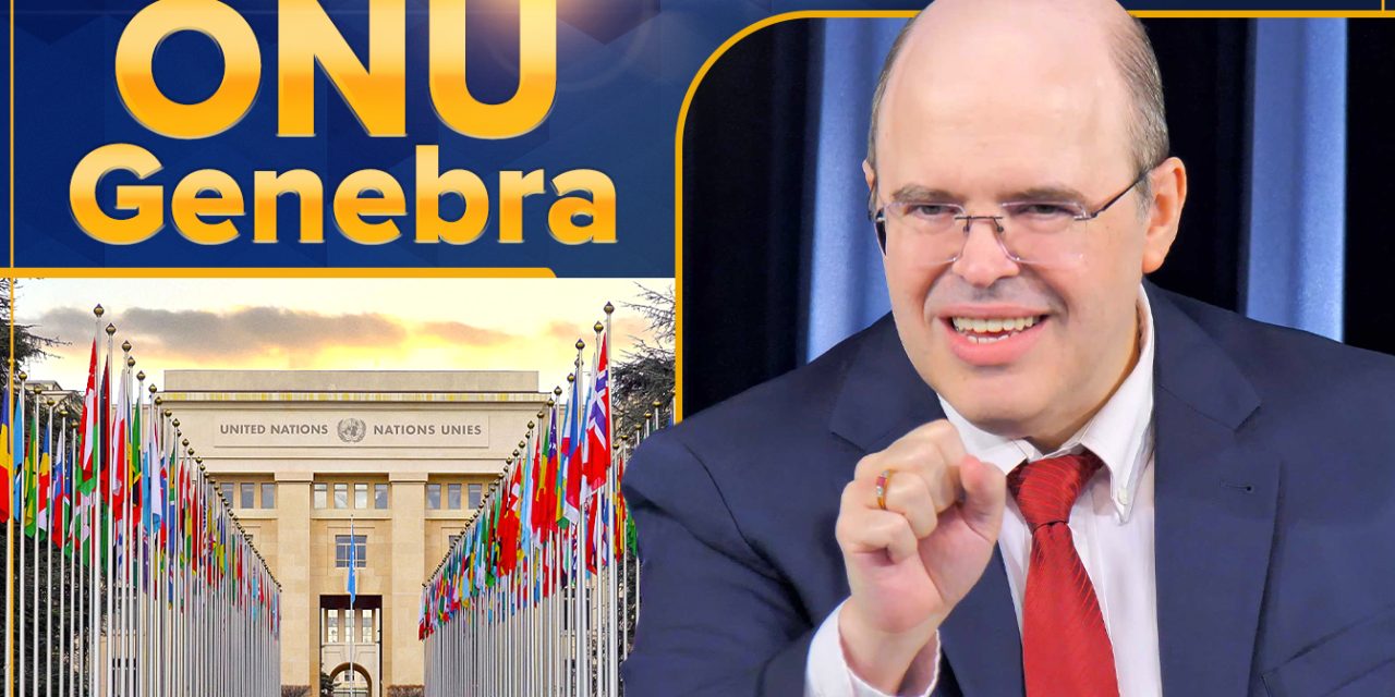 ONU Genebra – Benjamin Teixeira de Aguiar profere conferência em Evento das Nações Unidas na Suíça