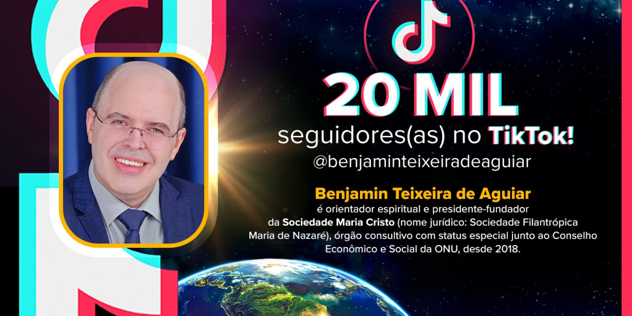 20 mil seguidores(as) no TikTok!