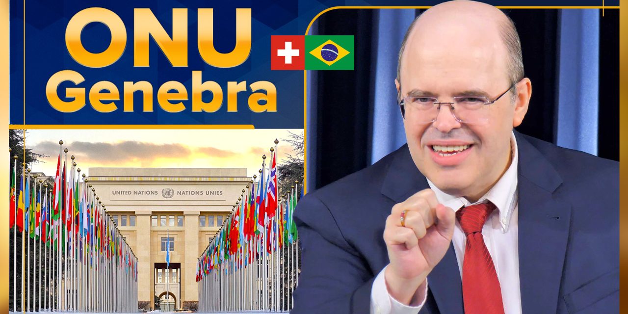 Na ONU Genebra, nesta quinta 2, conferência do orientador espiritual Benjamin Teixeira de Aguiar