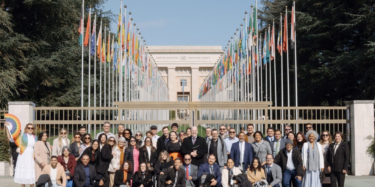 Palestra de Benjamin na ONU Genebra