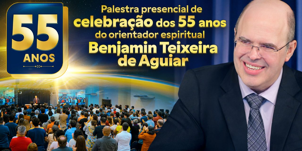 Mensagens dos Espíritos para várias pessoas presentes, ao vivo, na celebração de 55 anos de Benjamin