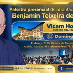 No Vidam Hotel, às 18h – Espiritualidade e cristianismo de vanguarda – palestras do orientador espiritual Benjamin Teixeira de Aguiar
