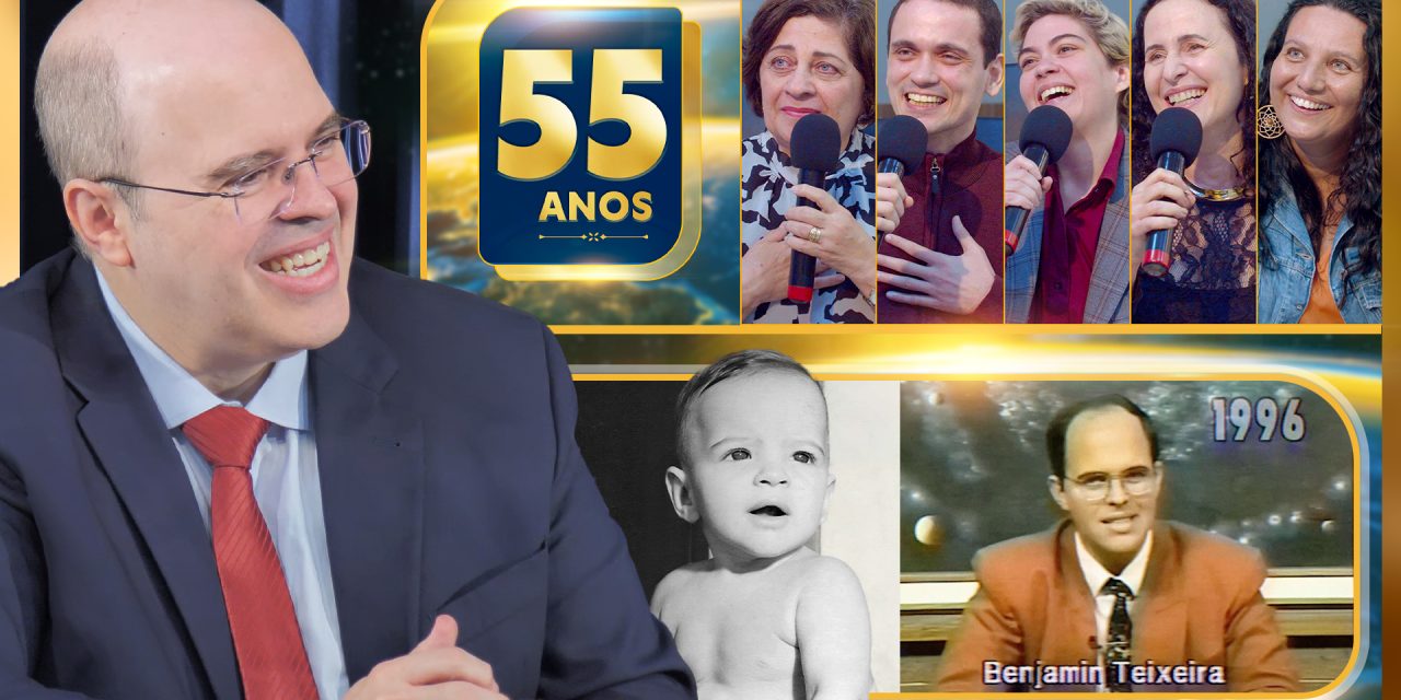 Histórica celebração dos 55 anos do orientador espiritual Benjamin Teixeira de Aguiar