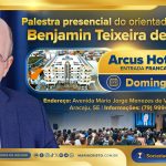 No Arcus Hotel, às 18h – Espiritualidade e cristianismo de vanguarda – palestras do orientador espiritual Benjamin Teixeira de Aguiar