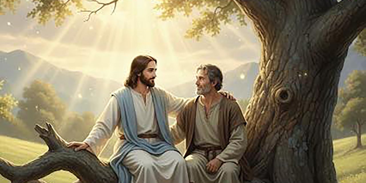 Visita de Jesus a um discípulo encarnado