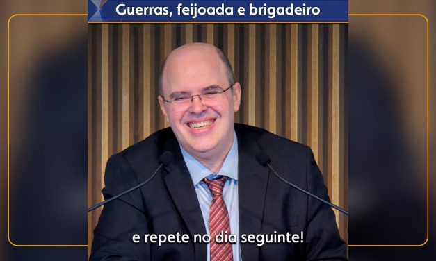 Guerras, feijoada e brigadeiro