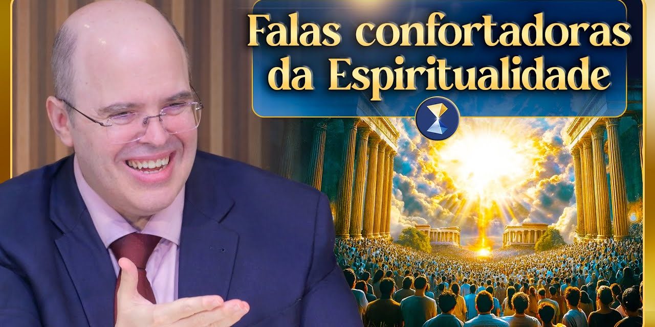 Falas confortadoras da Espiritualidade com gente da plateia, ao vivo, diante de centenas de pessoas