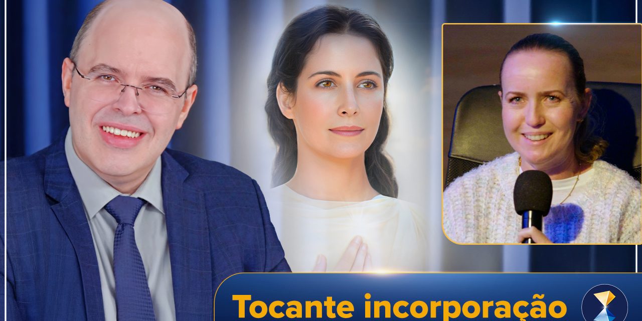 Espírito Eugênia-Aspásia, em incorporação de Benjamin Teixeira de Aguiar, em tocante fala pública