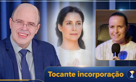 Espírito Eugênia-Aspásia, em incorporação de Benjamin Teixeira de Aguiar, em tocante fala pública