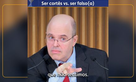 Ser cortês vs. ser falso(a)
