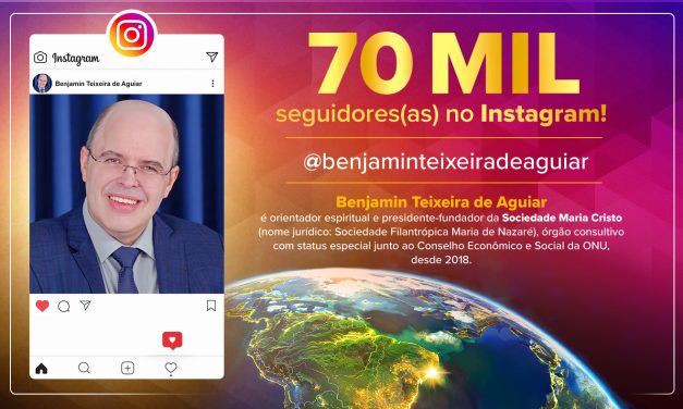 70 mil seguidores(as) no Instagram!