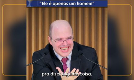 “Ele é apenas um homem”