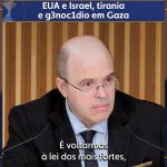 EUA e Israel, tirania e g3noc1dio em Gaza