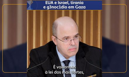 EUA e Israel, tirania e g3noc1dio em Gaza