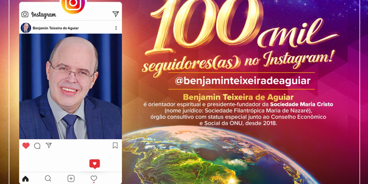 100 mil seguidores(as) no Instagram!